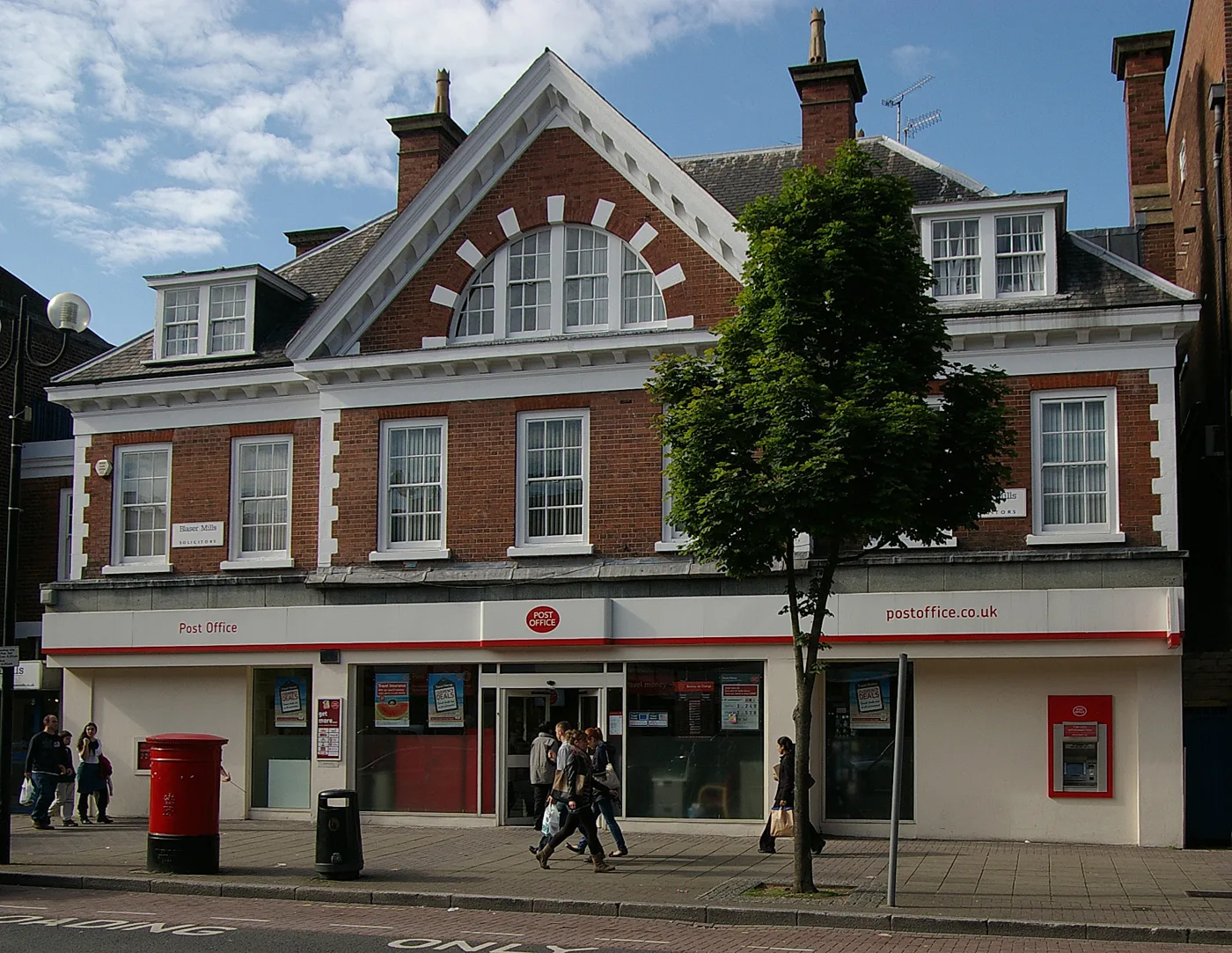 The locally listed former Post Office at 12-14 College Road, Harrow, when it was still trading. The new block would rise behind it.