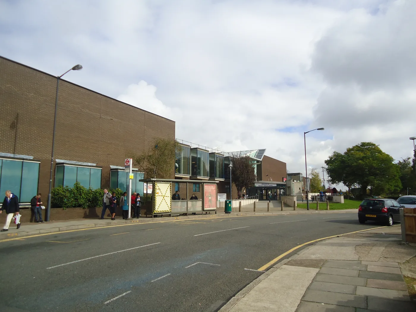 Harrow Leisure Centre on Christchurch Avenue. The refurbishment was to the gyms and studios inside, so the exterior is unchanged.